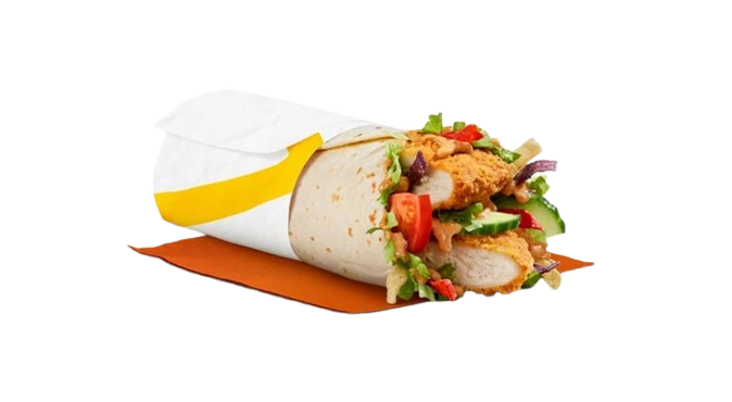 Creamy Chipotle Chicken McWrap - Crispy