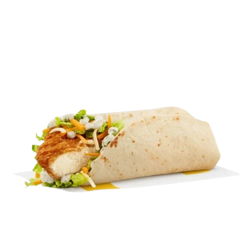 Ranch Chicken Snack Wrap with Crispy Chicken