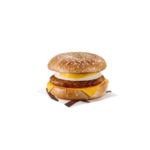 Sesame Sausage ‘N Egg Bagel