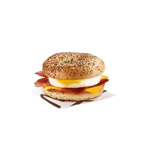 Bacon ‘N Egg Bagel with Everything Bagel